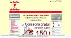 Desktop Screenshot of lacantinadelbarbera.it